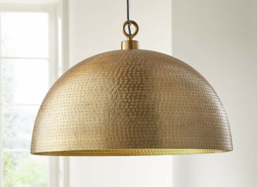 Hammered Brass Sheet for Lamps