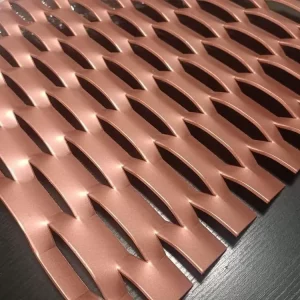 Perforated copper Plate
